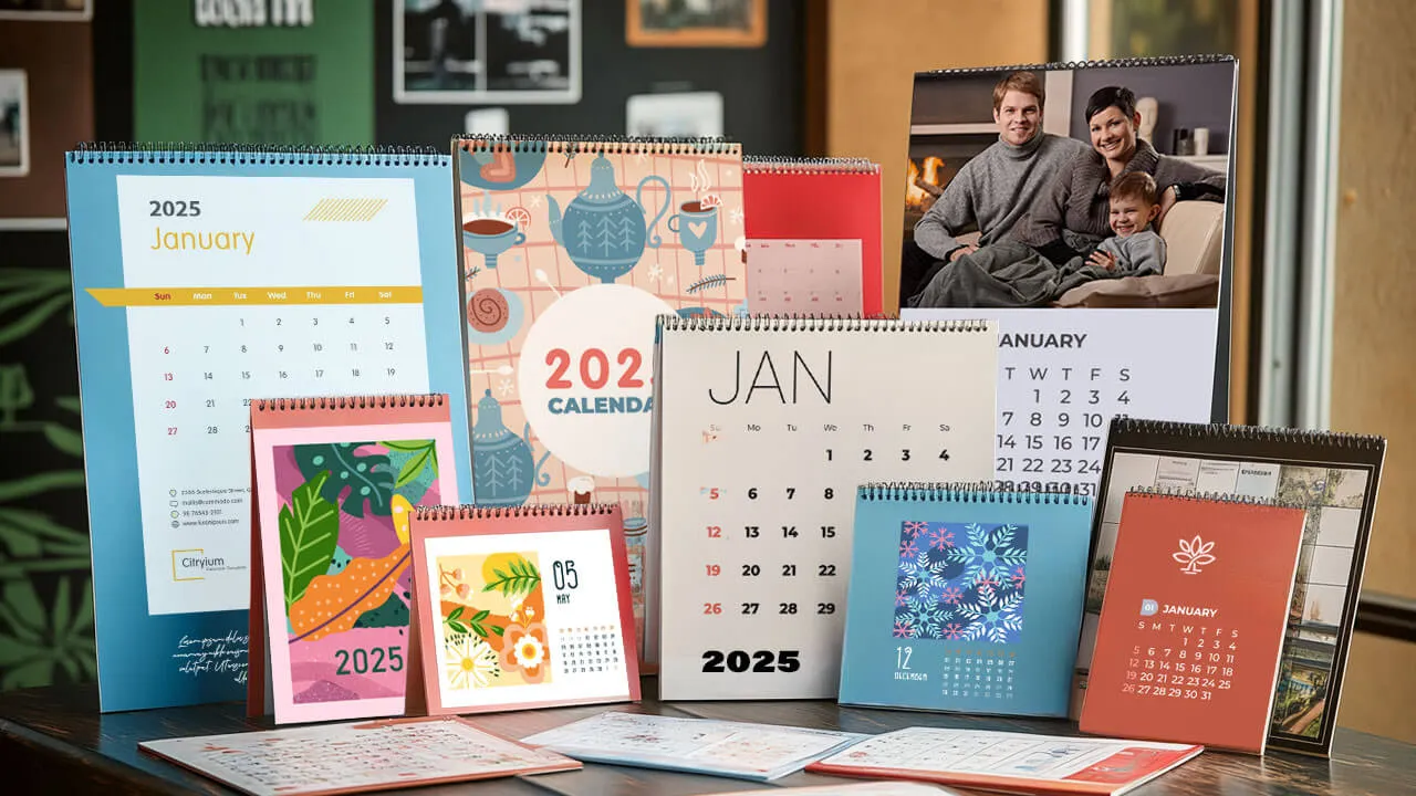 Calendars and Desk Accessories Printing Services